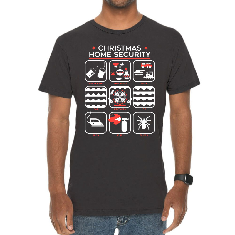 Christmas Home Security Vintage T-shirt | Artistshot