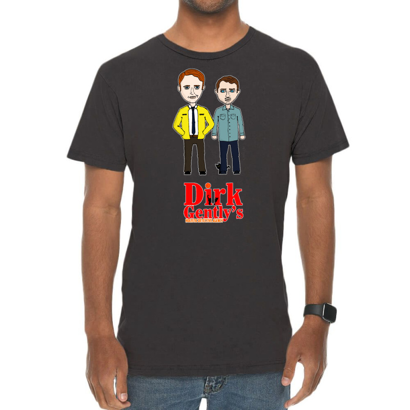 Dirk Gently's Holistic Detective Agency Vintage T-Shirt by biswshedevank | Artistshot