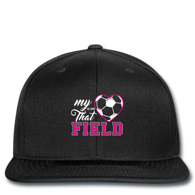 My Heart Is On That Field Soccer For Moms And Dads Printed hat by beulahgriffithgdv | Artistshot