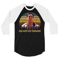 Vintage Happy Art Gilmore Comedy Film   God Jacket 3/4 Sleeve Shirt | Artistshot