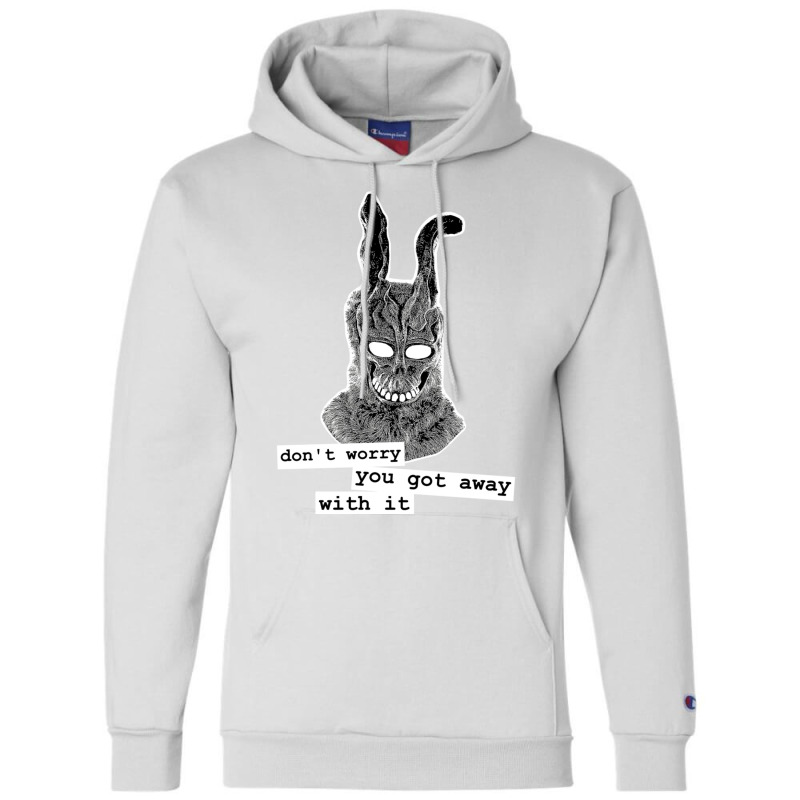 Don't Worry Sticker Champion Hoodie by biswshedevank | Artistshot