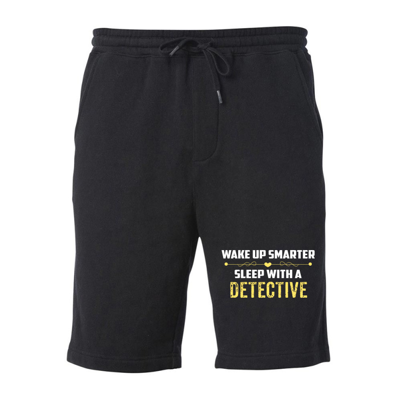 Wake Up Smarter Sleep With A Detective Fleece Short by ifa art | Artistshot