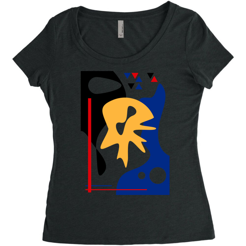 Modern 3 Women's Triblend Scoop T-shirt by buoyagamlat | Artistshot