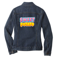 Is Potato Sweet Ladies Denim Jacket | Artistshot