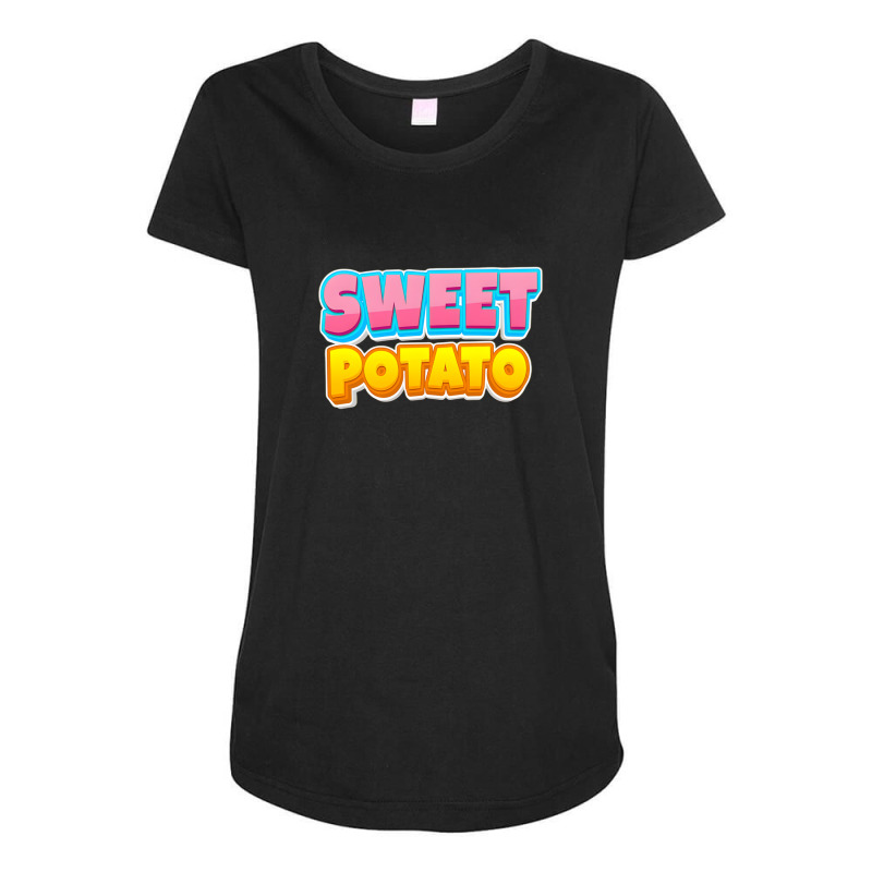 Is Potato Sweet Maternity Scoop Neck T-shirt by ava_shirts | Artistshot