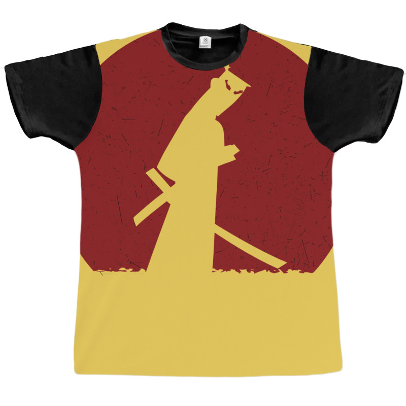 Samurai Jack Silhouette Graphic T-shirt by anestiskenax | Artistshot