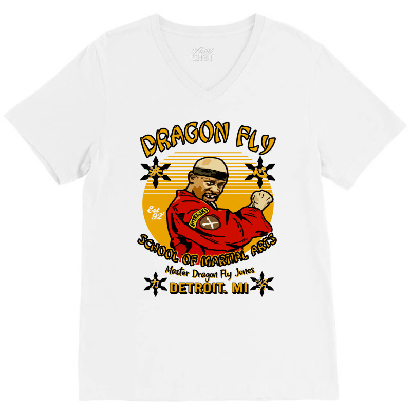 Dragon Fly Martin Lawrence 90s Movie Parody V-Neck Tee by biswshedevank | Artistshot