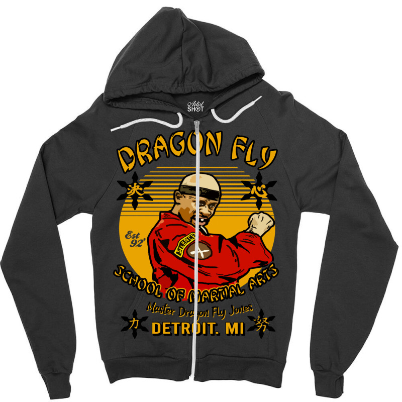 Dragon Fly Martin Lawrence 90s Movie Parody Zipper Hoodie by biswshedevank | Artistshot