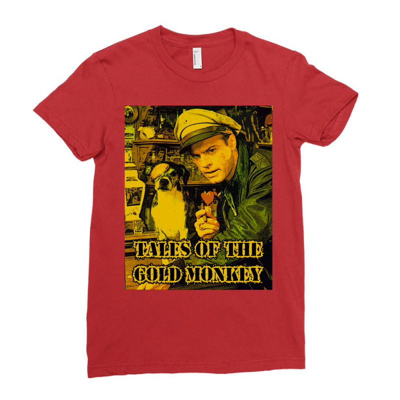 Tales Of The Gold Monkey 80s Ladies Fitted T-shirt | Artistshot