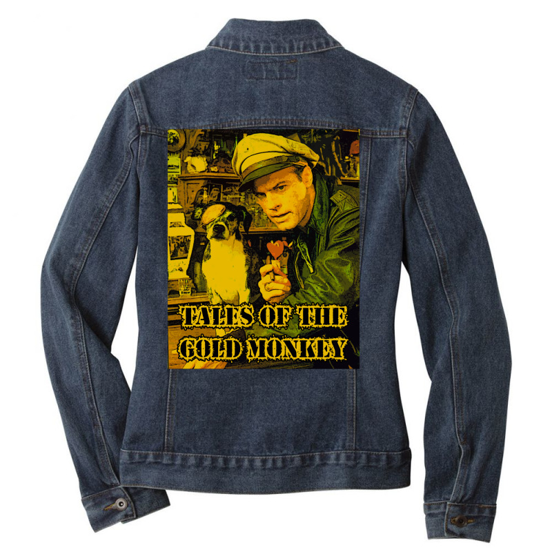 Tales Of The Gold Monkey 80s Ladies Denim Jacket | Artistshot