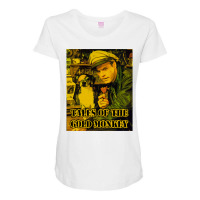 Tales Of The Gold Monkey 80s Maternity Scoop Neck T-shirt | Artistshot