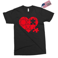 Jigsaw Puzzle Heart Exclusive T-shirt | Artistshot