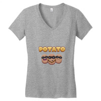 Is Potato Sweet Cute Shirt Sticker Women's V-neck T-shirt | Artistshot