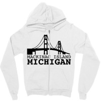 Mackinac Island Michigan Zipper Hoodie | Artistshot