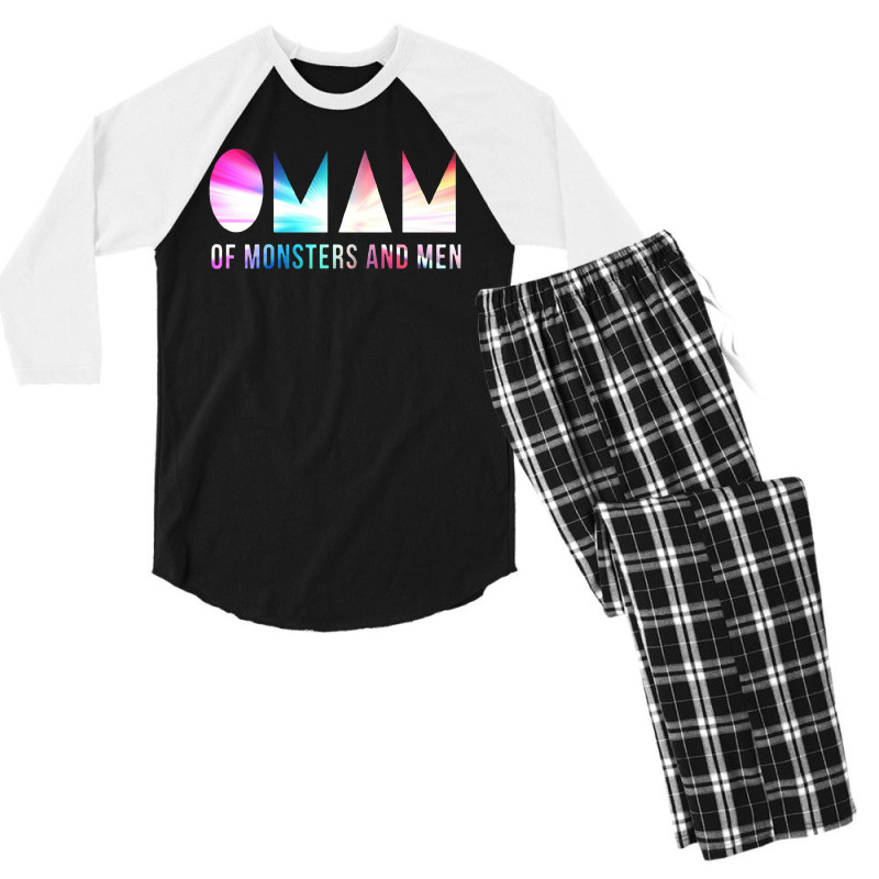 Omam Of Monsters And Men Men's 3/4 Sleeve Pajama Set | Artistshot