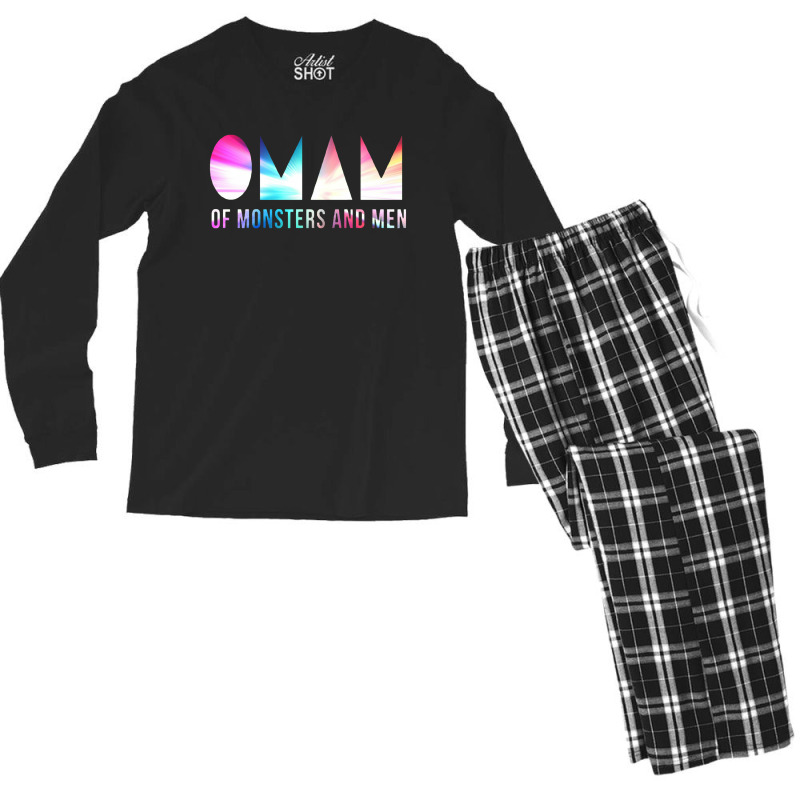 Omam Of Monsters And Men Men's Long Sleeve Pajama Set | Artistshot
