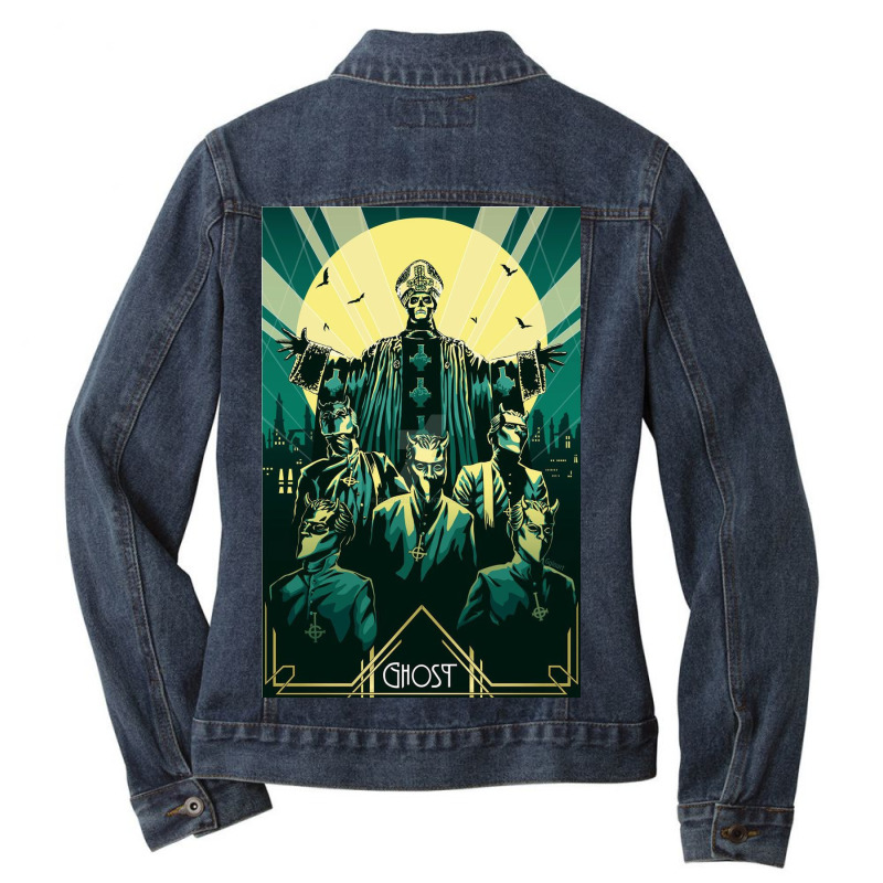 Popestar Ladies Denim Jacket by ErikAnkunding | Artistshot