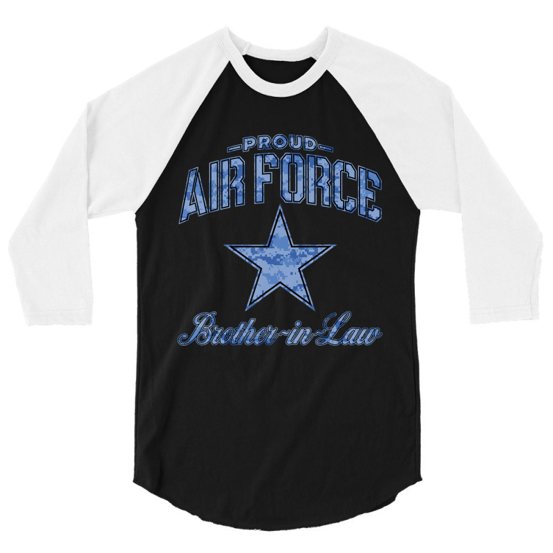 Air Force Brother-in-law Shirts (camo) 3/4 Sleeve Shirt | Artistshot