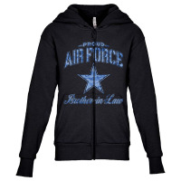 Air Force Brother-in-law Shirts (camo) Youth Zipper Hoodie | Artistshot