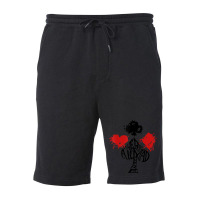 Alice In Wonderland Heart Club Diamond Spade Fleece Short | Artistshot