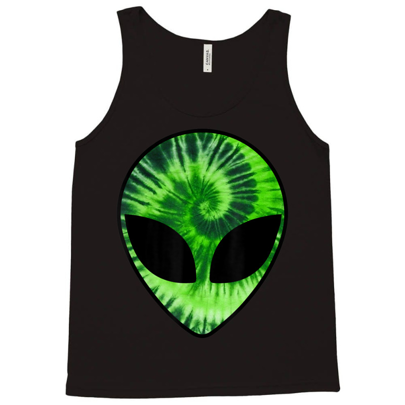 Alien Head Green Glow Party Rave Men And Women Tank Top | Artistshot