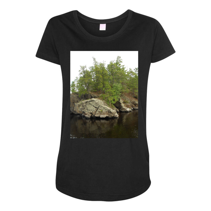 Rock Island Maternity Scoop Neck T-shirt by rukasamukik | Artistshot