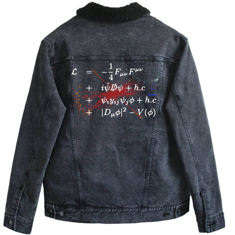 Theoretical Physics Equations   Standard Model Hig Unisex Sherpa-lined Denim Jacket | Artistshot