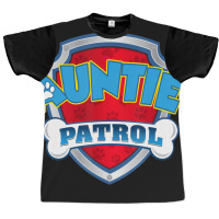 Auntie Patrol Dog Birthday Party Graphic T-shirt | Artistshot