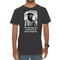 The Beatings Will Continue Until Morale Improves Vintage T-shirt | Artistshot