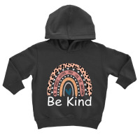 Be Kind Cute Boho Leopard Rainbow Womens Kids Girl Toddler Hoodie | Artistshot