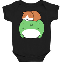 Guinea Pig And Frog Baby Bodysuit | Artistshot