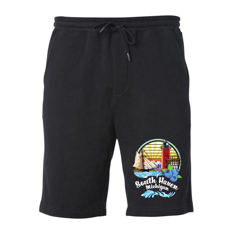 South Haven Michigan Fleece Short | Artistshot