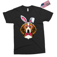 Beagle Bunny Ears Glasses Eggs Cute Easter Dog Own Exclusive T-shirt | Artistshot