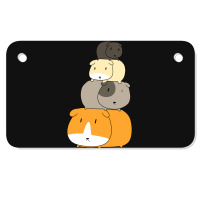 Guinea Pig Stack Motorcycle License Plate | Artistshot