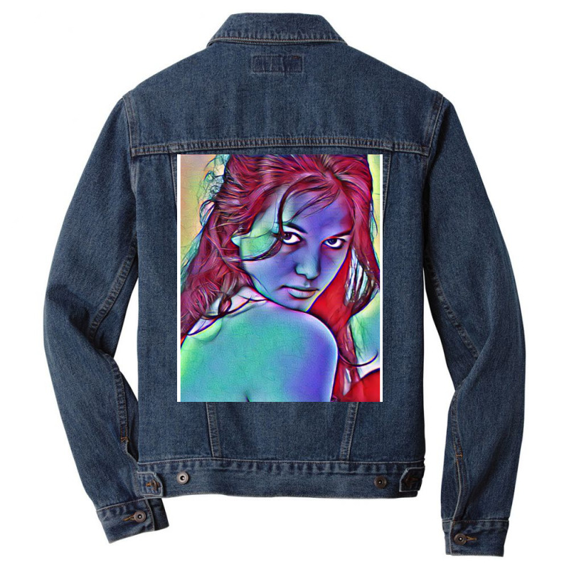 Claudia Cardinal Actress 3 Men Denim Jacket | Artistshot