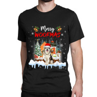 Merry Woofmas Alaskan Malamute Christmas Tree Dog  Classic T-shirt | Artistshot