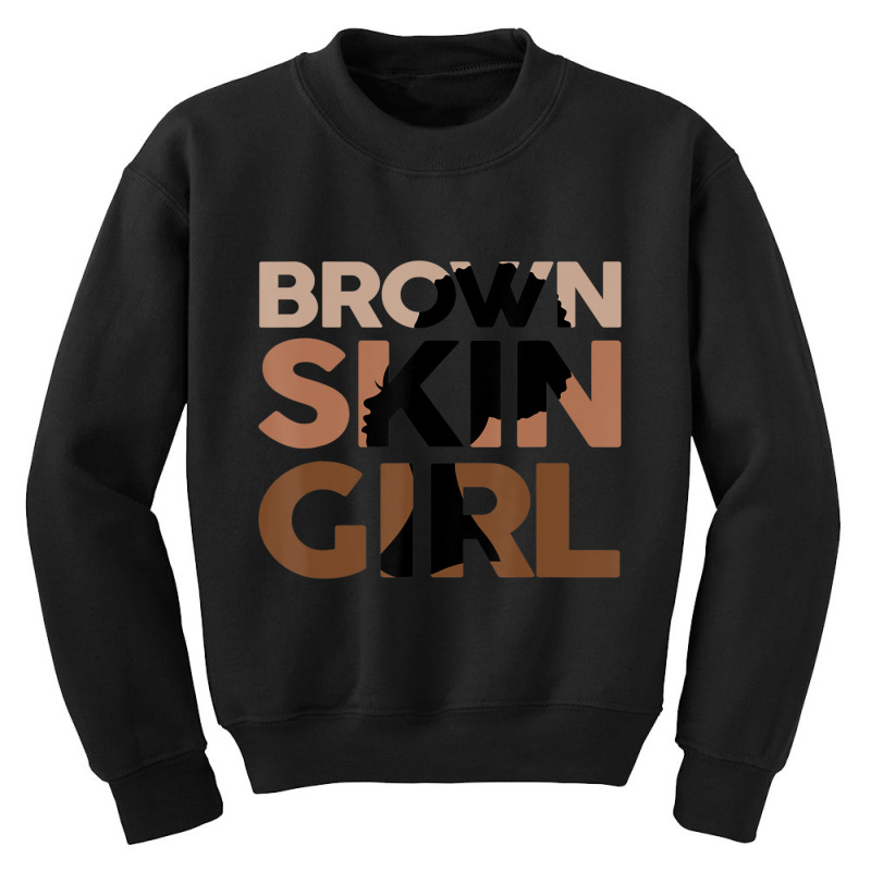 Black Melanin Queen Magic Brown Skin Girl Juneteen Youth Sweatshirt | Artistshot