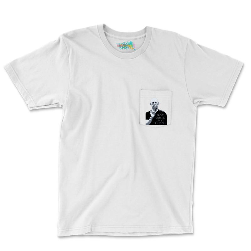 Not Quite My Tempo Black And White Pocket T-Shirt by gbarahorgmox | Artistshot