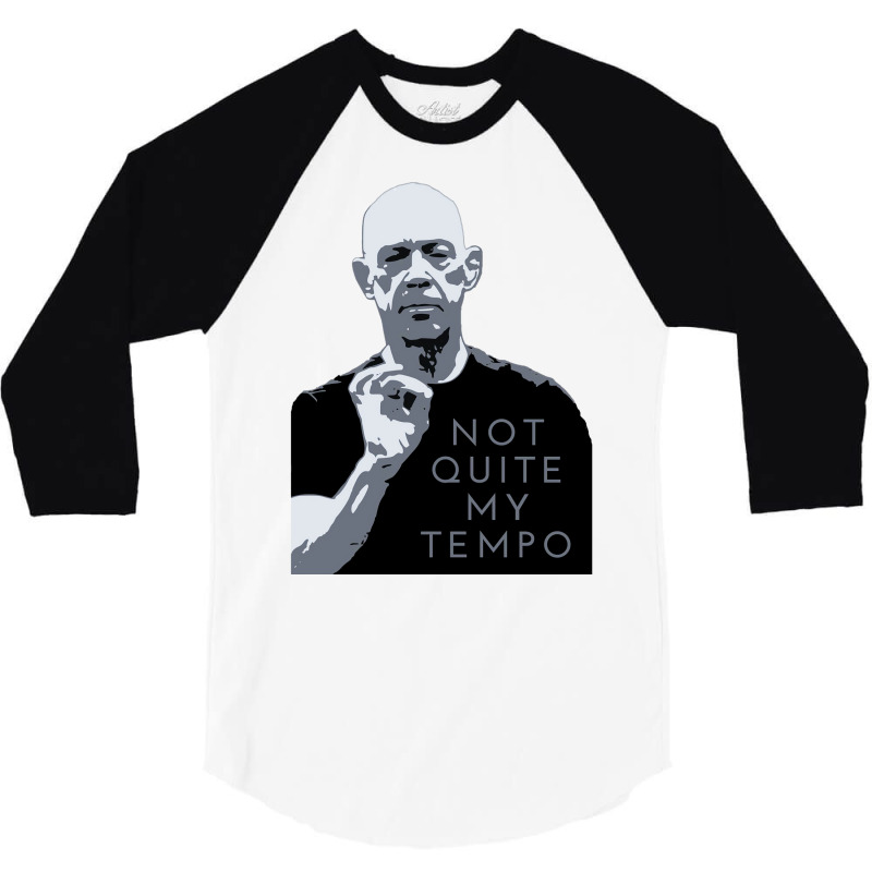 Not Quite My Tempo Black And White 3/4 Sleeve Shirt by gbarahorgmox | Artistshot