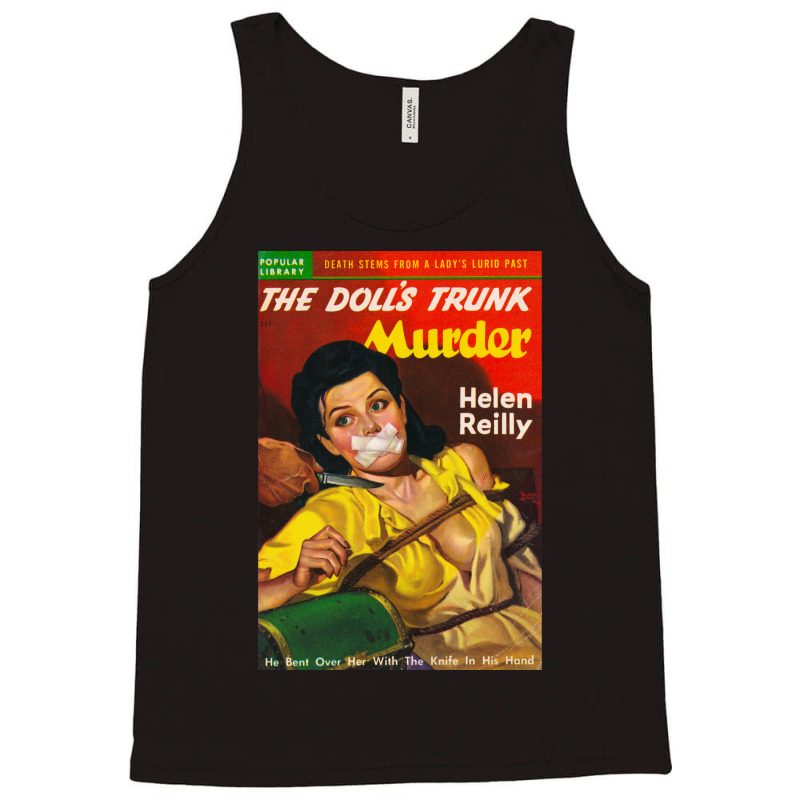 Vintage Hardboiled Detective Paperback Cover 10 Tank Top by ramiratjiraad | Artistshot