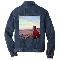 Claudia Cardinale Smiling 3 Men Denim Jacket | Artistshot