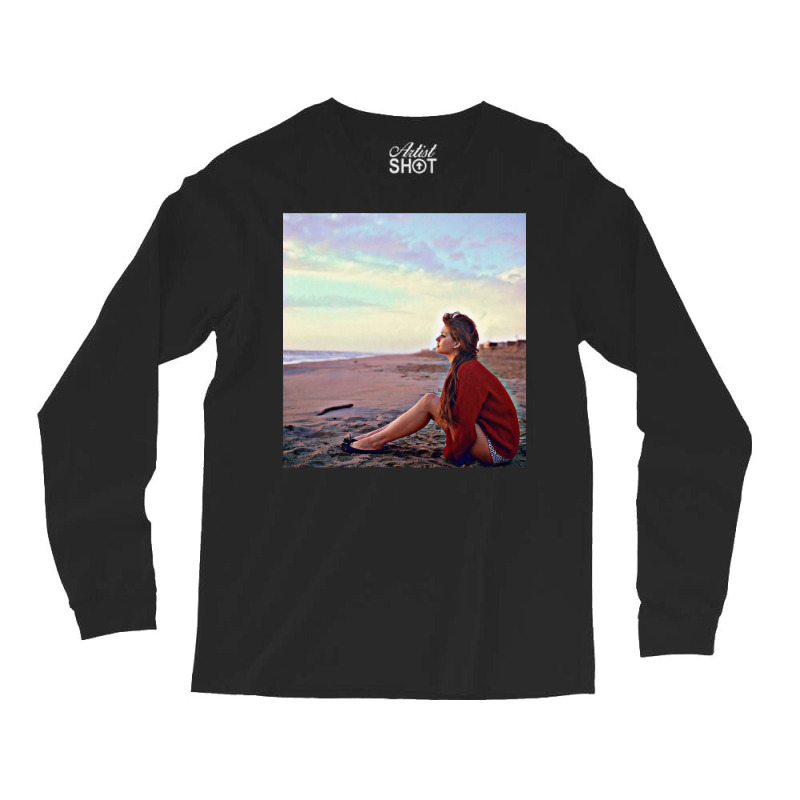 Claudia Cardinale Smiling 3 Long Sleeve Shirts | Artistshot