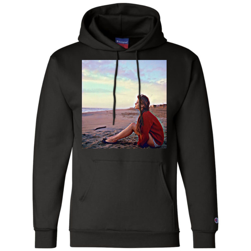 Claudia Cardinale Smiling 3 Champion Hoodie | Artistshot