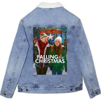 Falling For Christmas Movie 2022 3 Unisex Sherpa-lined Denim Jacket | Artistshot