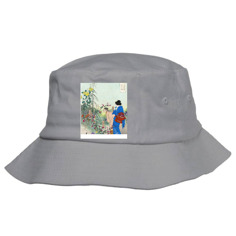 Ogata Gekko Woodblock Print Bucket Hat by gbarahorgmox | Artistshot