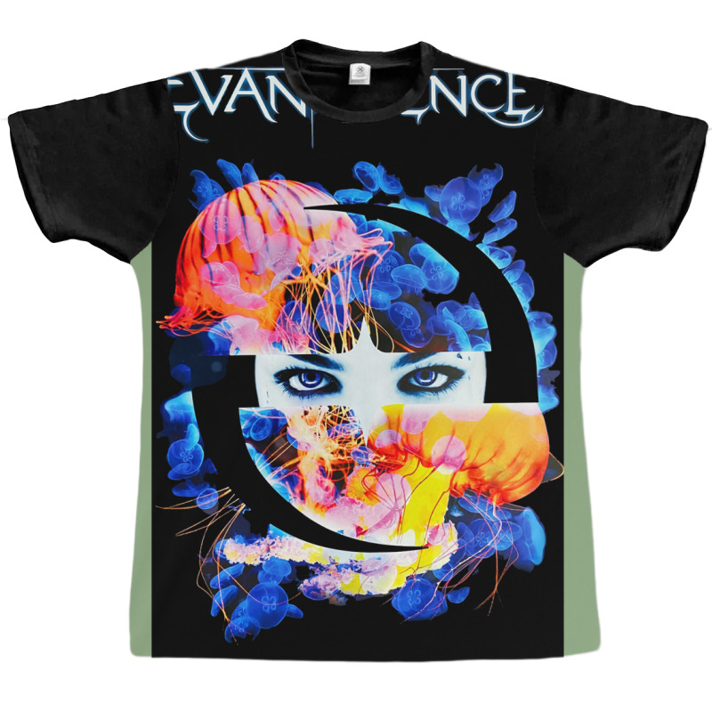 Colorful Amy Lee Evanescence Design Graphic T-shirt | Artistshot