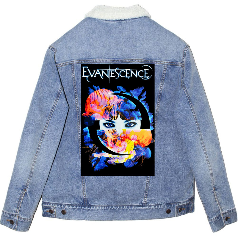 Colorful Amy Lee Evanescence Design Unisex Sherpa-lined Denim Jacket | Artistshot