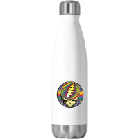 Grateful Color Dead Stainless Steel Water Bottle | Artistshot