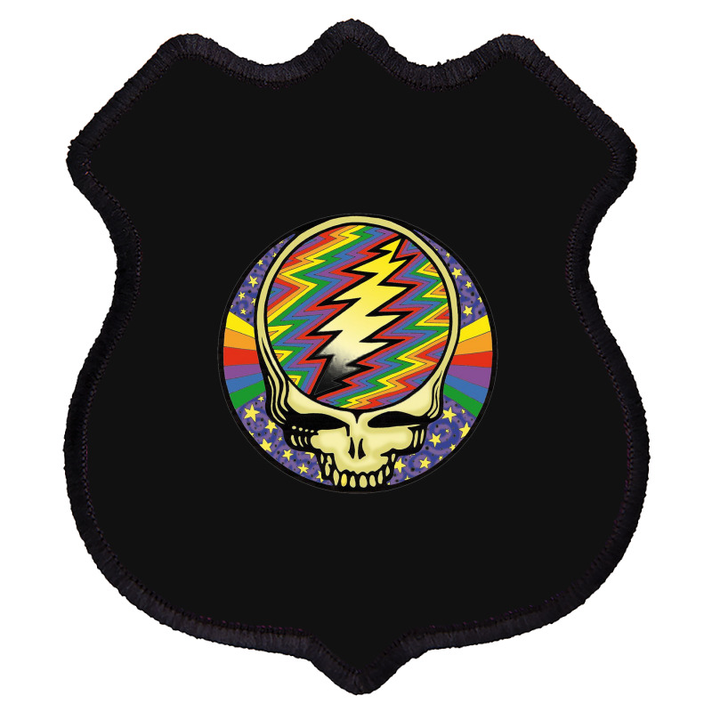 Grateful Color Dead Shield Patch | Artistshot