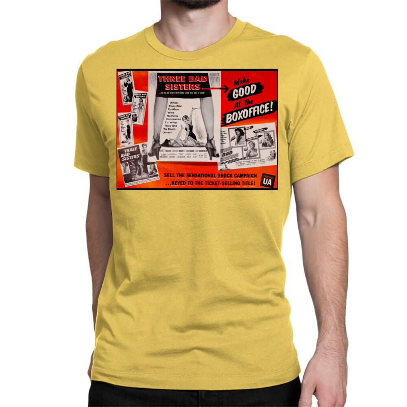 Another Great Vintage Exploitation Movie Poster Classic T-shirt by mimadarotnah | Artistshot